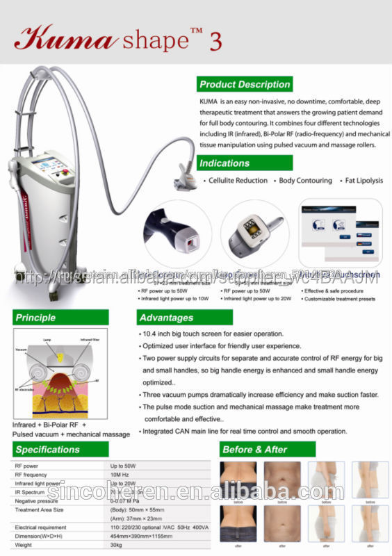 2015new! Кума многофункциональный красоты устройство CE / ISO кума многофункциональный красоты устройство