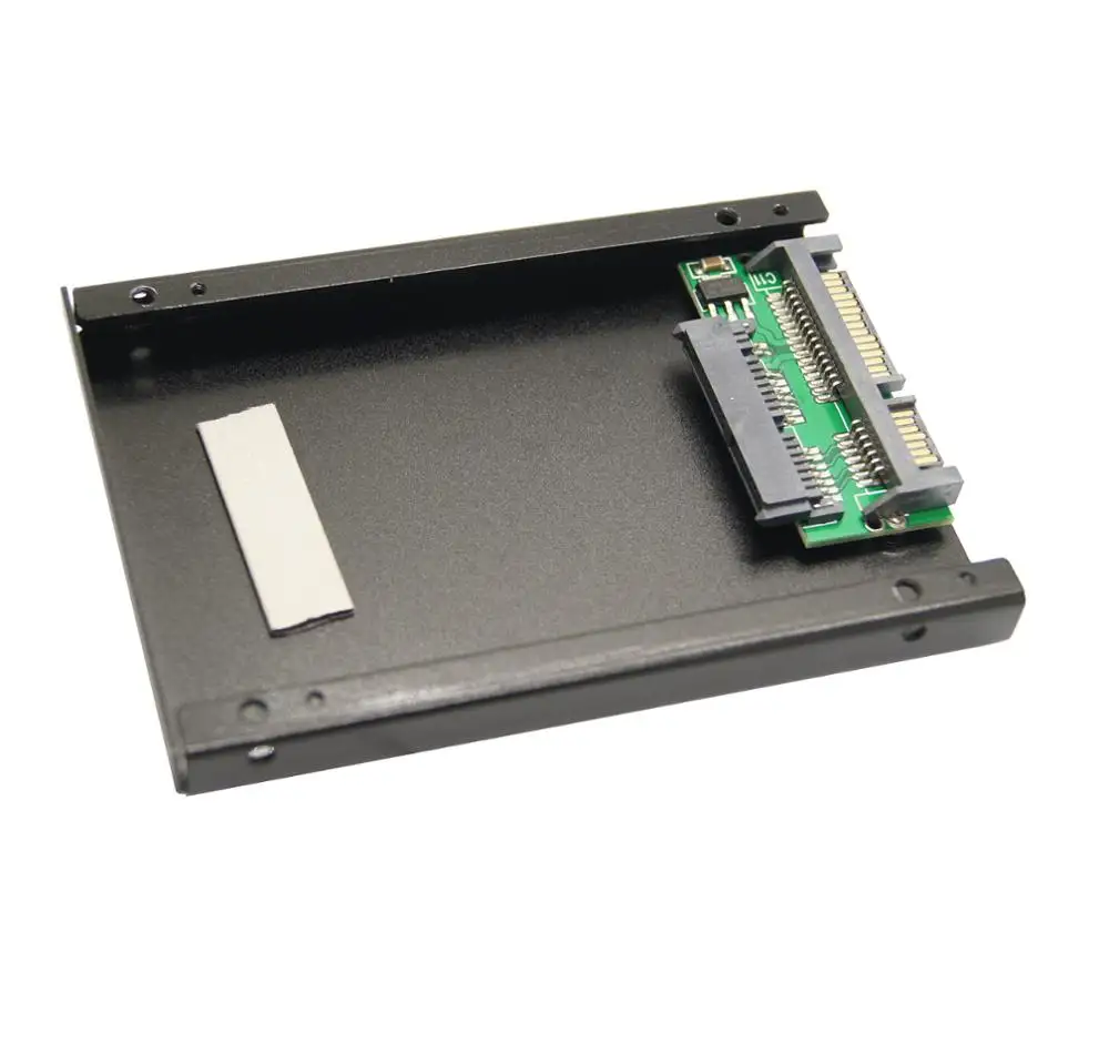 Adaptador convertidor de disco duro SSD 1,8 pulgadas Micro SATA a 2,5 SATA