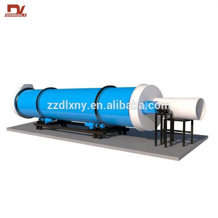 Factory Supply Small Industrial Biomass Furnace Wood Chips Sawdust Rotary Dryer
