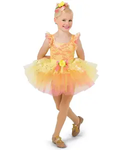 2017 the new children girls Latin/jazz dance skirt costumes/kids latin dance dress CJ-051