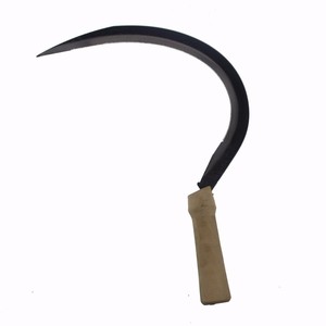 General Purpose Temperato Acciaio Inox <span class=keywords><strong>Manico</strong></span> <span class=keywords><strong>Lungo</strong></span> Agricoltura Giardino Erba Tenuto In Mano Palma Falce - Product Image 1