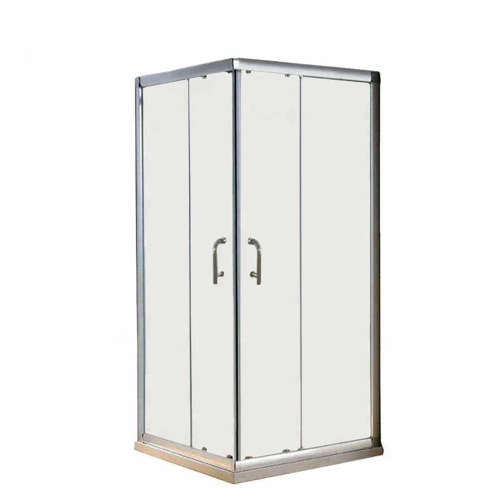 Стеклянный душевой блок для ванной комнаты, фиксация раздвижных дверей/японская Роскошная Встраиваемая раздвижная душевая кабина