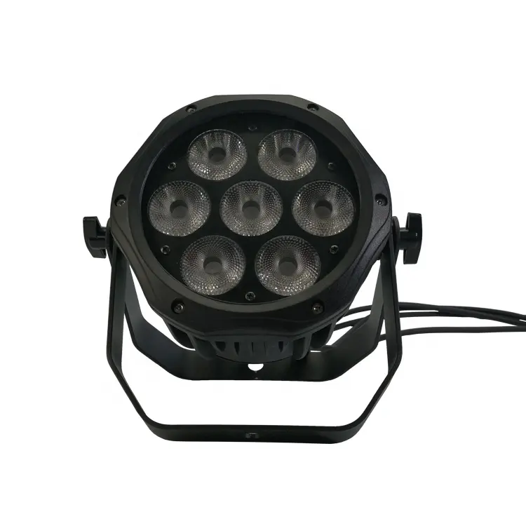 Rgbwa uv 6in1 7x18 w led par kan ip65 mini nieuwe ontwerp