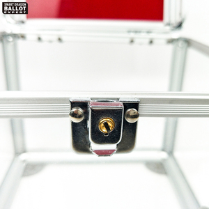 Urna de votación transparente de acrílico con cierre para exhibidores - Product Image 5