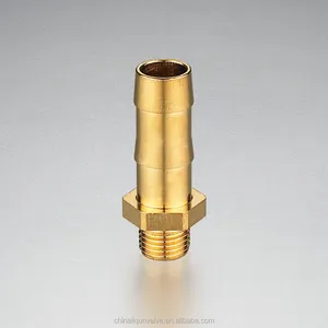 Brass male hose connector