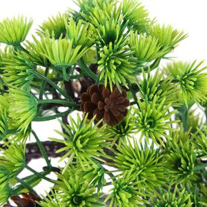 आधुनिक घर इनडोर सजावट मिनी ग्रीन सरू छोटे कृत्रिम बोन्साई पाइन पेड़ पौधे - Product Image 3