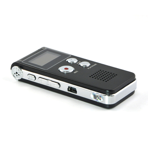 BUENKAI Mini enregistreur vocal numérique Lecteur MP3 <span class=keywords><strong>Dictaphone</strong></span> Appareil audio Enregistrement téléphonique avec une seule touche 8 Go - Product Image 3