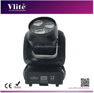 3 X 40W RGBW BEAM ZOOM WASH bee eye LED Moving Head Light - Product Image 1
