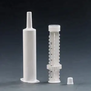 Seringa doing de plástico 30ml, seringa dispensadora de plástico com ponta larga para nutrição oral, sem agulha
