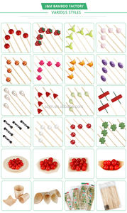 Stuzzicadenti Moderni Monouso in Bambù <span class=keywords><strong>per</strong></span> Frutta e Decorazioni Torte 12cm - Vendita Diretta dalla Fabbrica <span class=keywords><strong>per</strong></span> Matrimoni, <span class=keywords><strong>Compleanni</strong></span>, San Valentino - Product Image 5