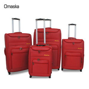 New <strong>Style</strong> Fashion High Quality Factory OMASKA Nylon Polyester <strong>4</strong> Pcs Set Travel Luggage Trolley Bag Suitcase - Product Image 2