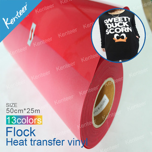 china alibaba kenteer rebaño de transferencia de calor de vinilo para la ropa - Product Image 2