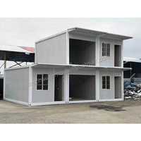 Maisons modulaires portables en conteneurs maritimes préfabriquées, mini-maisons modulaires démontables 6m*3m, structure de maison en conteneur