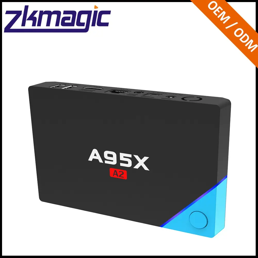 Android 6.0 BT V4.0 3D HD 4 К LED A95X А2 Amlogic S912 оптовая продажа мужской смарт-tv set top box