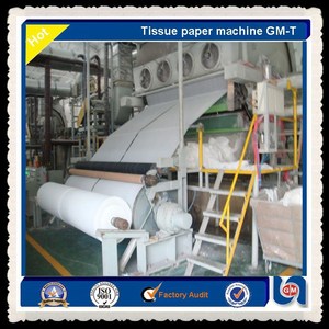 Guangmao marca 1092 mm 1 - <span class=keywords><strong>2</strong></span> ton por día pequeña industria tejido / papel higiénico de papel que hace la máquina - Product Image 6
