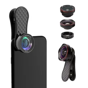 10 1 kit lente da câmera do telefone móvel Suppliers-Câmera externa lente grande angular clipe, para celular android