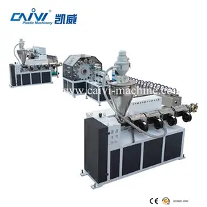 PVC layflat hose production line/PVC fiber flexible pipe extrusion machine