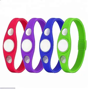 Custom Balance 3000 holograms negative ions silicone Power energy bracelet balance bands