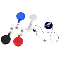 徽章卷轴-可伸缩后坐力 YOYO 滑雪通行证身份证持有人钥匙链登山扣