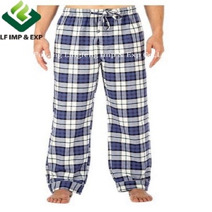 Cotone/poliestere misto indumenti da notte, controllato <span class=keywords><strong>pigiama</strong></span> di flanella - Product Image 3