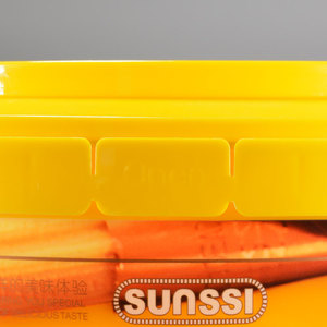 Bac rond en plastique avec poignée <span class=keywords><strong>de</strong></span> 5,2l l, conteneur d'emballage pour biscuits, résistant à l'eau - Product Image 5