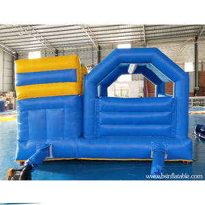 Château gonflable à ressorts bleus, maison à rebond gonflable - Product Image 6