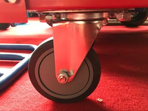 Industrielle 10 zoll pu schaum gummi swivel rollen räder - Product Image 6