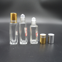 Flacon carré à bille roulante de 3 ml, 5 ml, 6 ml, 8 ml, 10 ml, 15 ml