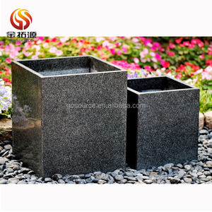 Pots à fleurs en granit de jardin - Product Image 2