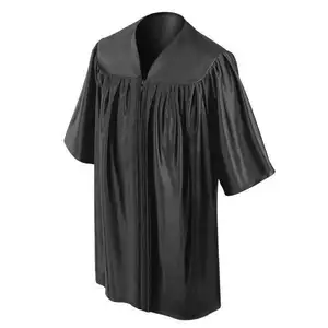 De gros graduation robe préscolaire-Préscolaire en gros Noir brillant enfants robe de graduation