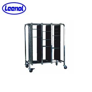 Leenol 900*550*1300Mm Vier Wielen Esd Pcb Opslag Trolley Kar