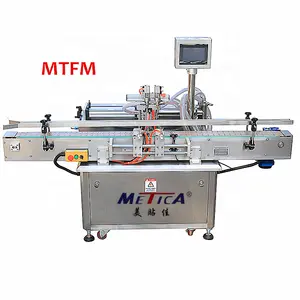 China fabricante MTFM-1000 cilindro de ar automático penumático dois bicos detergente máquina de enchimento