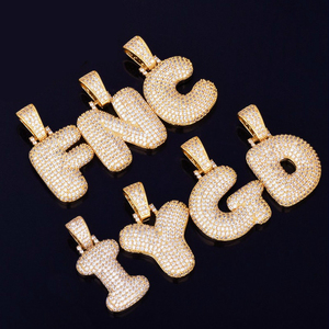 Hip Hop Dei Monili Zircone Cubico A-Z <span class=keywords><strong>Nome</strong></span> Personalizzato In <span class=keywords><strong>Argento</strong></span> Lettere Diamante Della <span class=keywords><strong>Collana</strong></span> Del Pendente <span class=keywords><strong>con</strong></span> campi da tennis Catena Per Le Donne Degli Uomini - Product Image 1