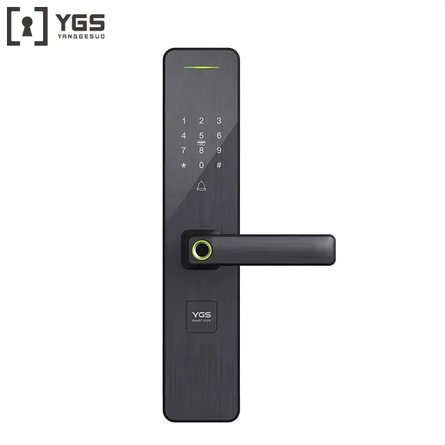 YGS сканер отпечатков пальцев RFID смарт корейский цифровой дверной замок