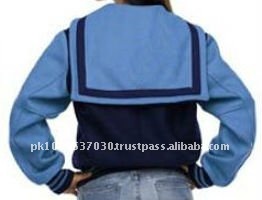 Veste universitaire unisexe en toile enduite coupe-vent à séchage rapide avec col marin, noire, broderie pour hommes, adultes, université - Product Image 3