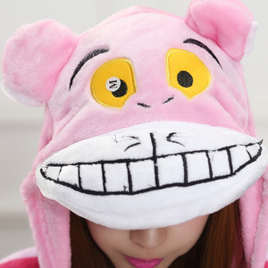Onen gros Dors Adultes Bande Dessinée Cheshire Chat Unisexe Pyjamas Cosplay Costumes - Product Image 3