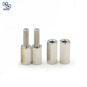 #4-40 macho-hembra roscado 8-32 espaciador hexagonal <span class=keywords><strong>de</strong></span> latón/acero chapado en níquel Separadores/libro <span class=keywords><strong>de</strong></span> tornillo - Product Image 5