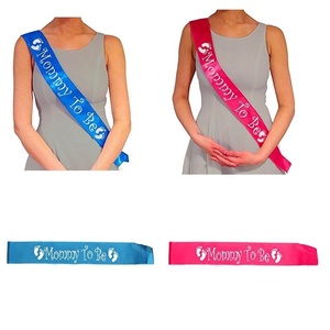 MUMMY <strong>to</strong> <strong>BE</strong> SASH BABY SHOWER SASH for <strong>MUM</strong> PARTY SATIN MOM GIFT RIBBON - Product Image 3