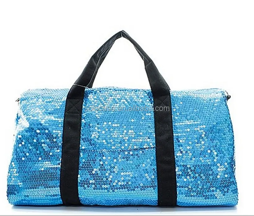 Adorable 2 Tone Sequin Cheer Dance Yoga Girly Duffle Bag