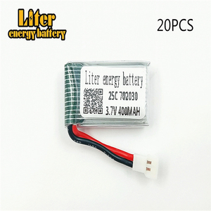 3,7 v 20C 400 mah ionen batterie 702030 lithium-polymer-batterie mit PCB für RC batterie - Product Image 6