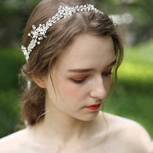 Horquillas de cristal hechas a mano, diseño Original, accesorios de joyería <span class=keywords><strong>para</strong></span> el cabello de boda, tocado nupcial de Metal - Product Image 4