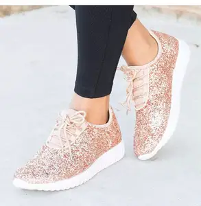 Women's Shoes Trend 2023 Sneakers Glitter Women Vulcanized Shoes Female  Height Increase Chunky Sneaker Running Sparkling Shoes - AliExpress