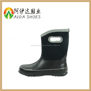 Kid 's <span class=keywords><strong>noir</strong></span> moitié néoprène caoutchouc bottes - Product Image 2