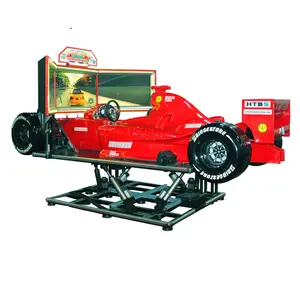 Hotselling sikke işletilen Arcade 3D HD F1 araba yarışı Video çizim simülatörlü oyun makinesi satılık