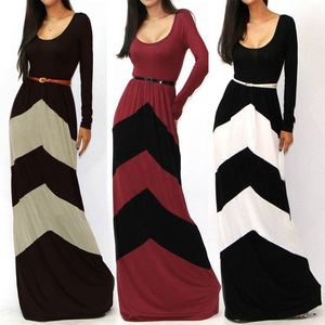 Comercio garantía de manga larga delgado vestido de mai 1602 - Product Image 1