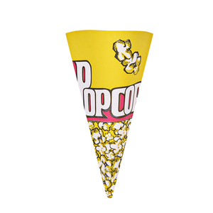 En stock fond pointu standard sulfurisé papier scellable personnalisé biodégradable micro-ondes popcorn sac