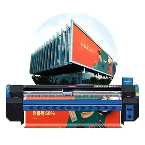 10ft 10 Feet Konica 512i 1024i Đầu In Kỹ Thuật Số Vinyl Flex Banner Máy In