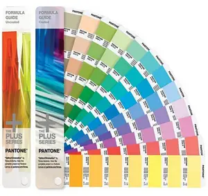 Color shade guide USA pantone C&U color chart books