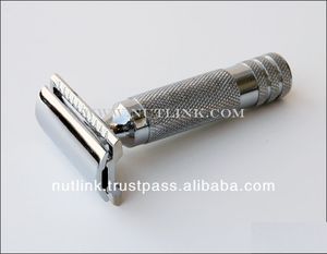 Reusable Metal Safety Razor Double <b>Edge</b> for Men Women Fits All Double <b>Edge</b> Blades, Barber Razor - Product Image 2