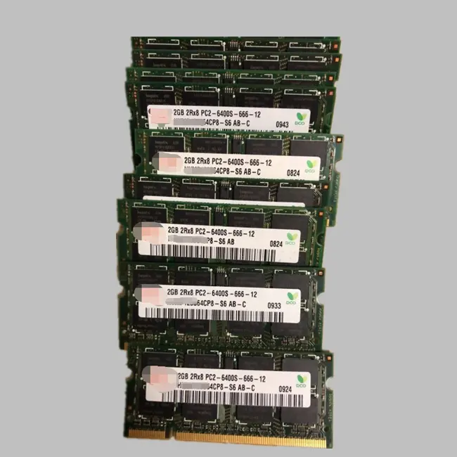 Lage Prijs Ddr2 2Gb 800Mhz Laptop Module Geheugen Ram Pc Alle Moederborden